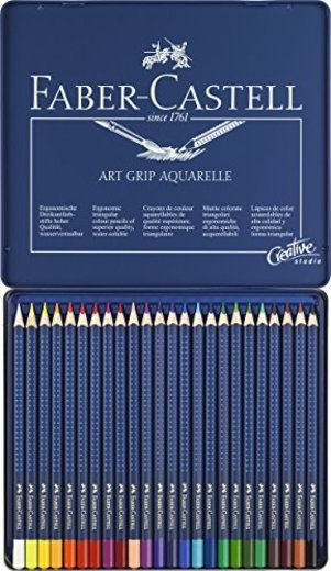Faber-Castell 09114224 - Lápices de color aquarellables