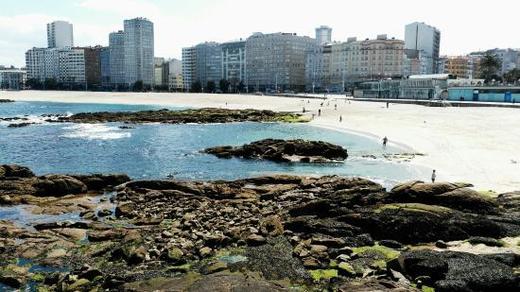 Playa de Riazor (La Coruña)