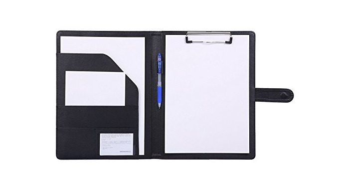 Producto Bloc de notas,Carpeta A4,Carpeta clip,carpeta piel,Portapapeles para Carta estándar de Papel A4,