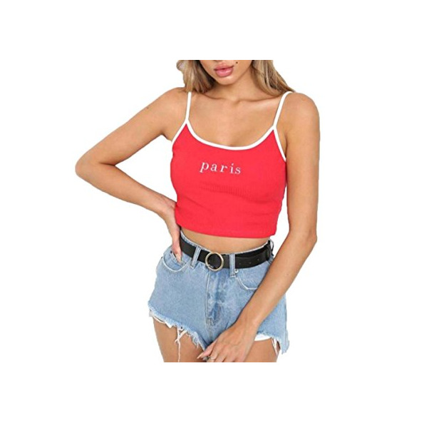 Product Camiseta de tirantes para mujer,VENMO Las mujeres sexy correas de hombro ajustables