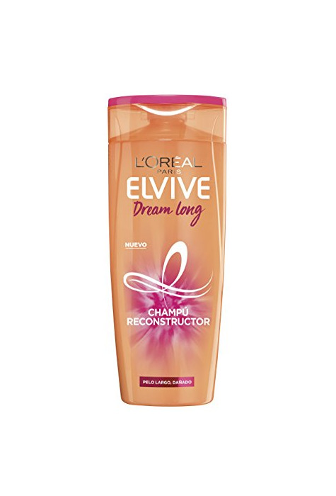 Beauty Elvive Dream Long Champú Reconstructor - 3 Recipientes de 370 ml -