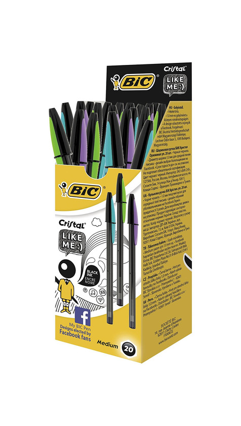 Products Bic Cristal Pen Soft - Bolígrafos con tinta negra