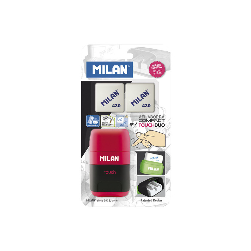 Products Milan - Blíster eraser & brush compact