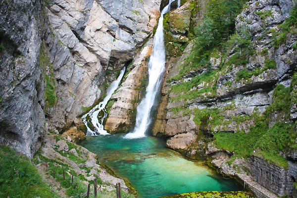 Lugar Waterfall Savica