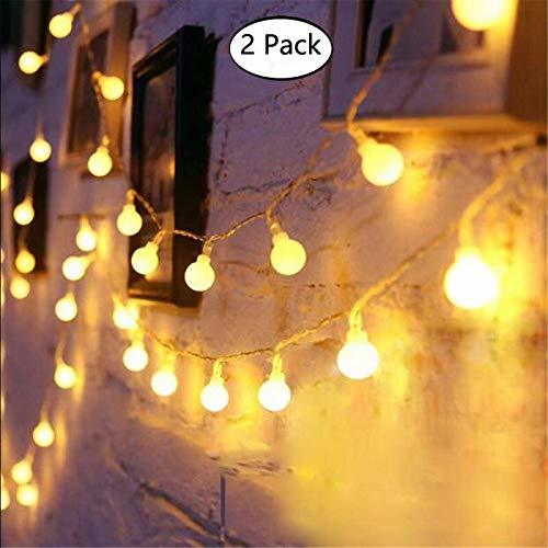 Home LED Guirnalda Luces USB,Tonskooners [2 Paquete] 33FT / 10M 60 LEDs 8