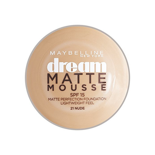 Maybelline - Dream matte mousse 21 nude - base de maquillaje
