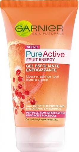 Products PURE ACTIVE FRUIT ENERGY GEL EXFOLIANTE Garnier precio