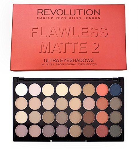 Revolution de maquillaje makeup Revolution – Paleta Sombra – Flawless Matte 2