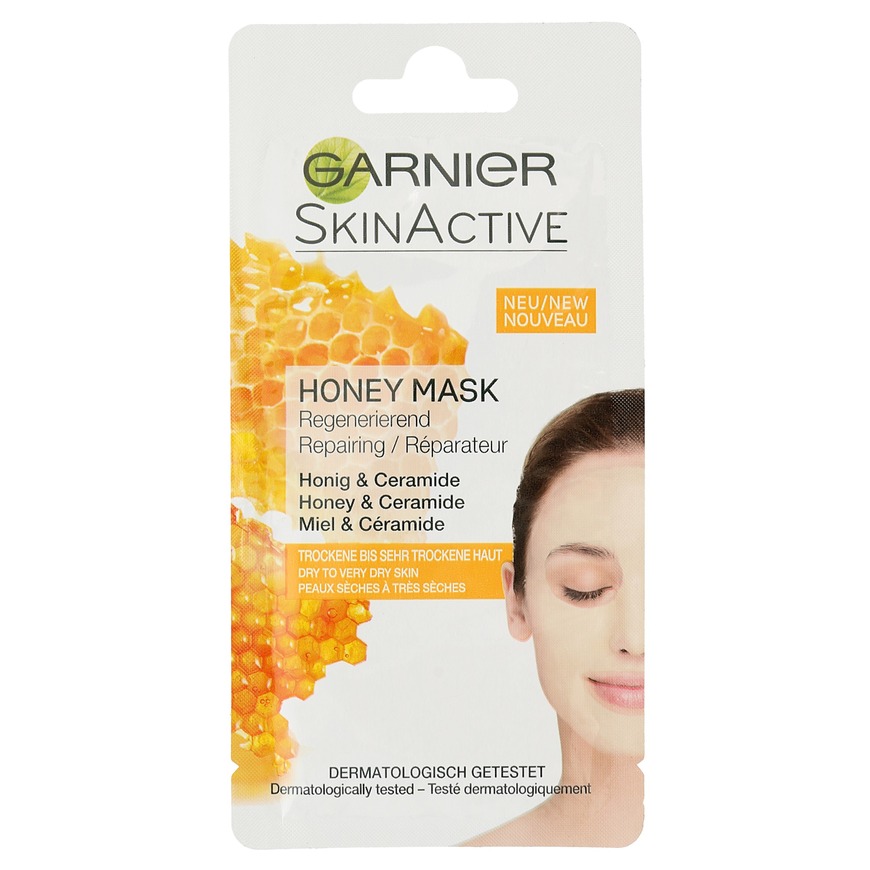 Moda GARNIER Skin active mascarilla reparadora con miel de flores ...