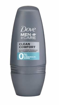 DOVE MEN DESODORANTE CLEAN CONFORT 0% ROLL ON 50 ML