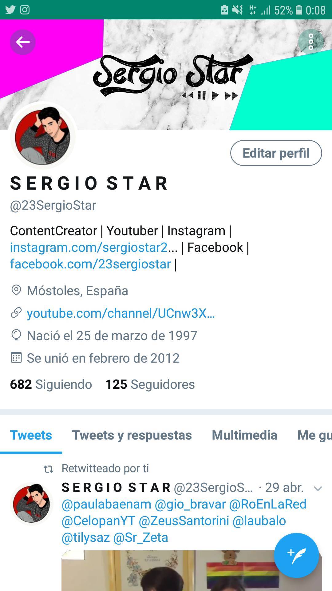 Moda Twitter de Sergio Star 