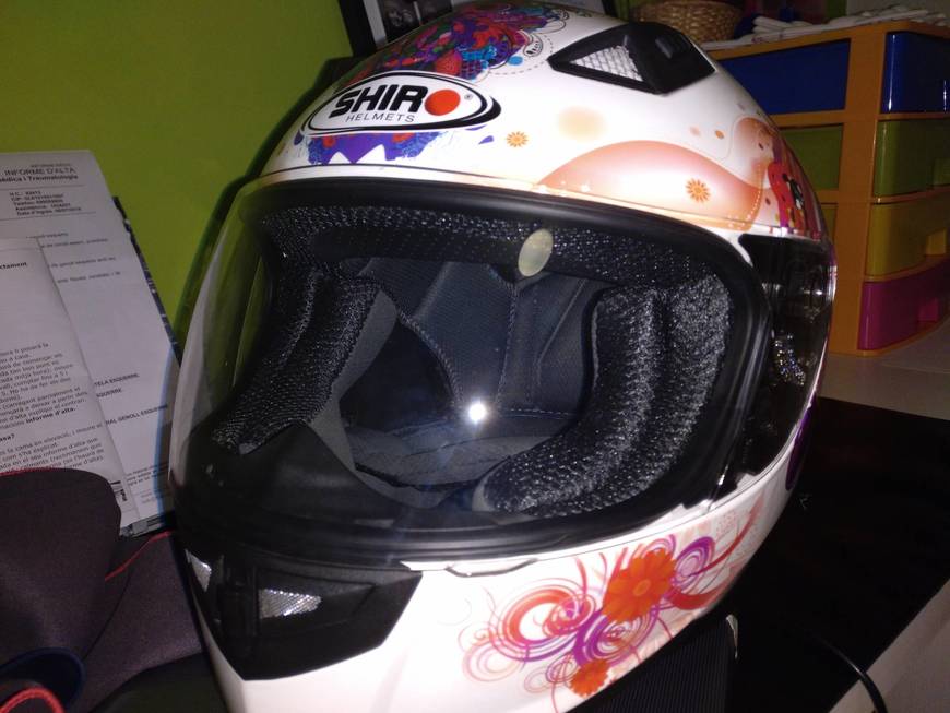 Fashion Shiro SH-600 Full Face Helmet (Matte Black & KTM Orange,XL ...