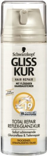 Schwarzkopf Gliss Kur Gliss Kur Reflex de brillo de Kur total Repair