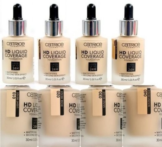 Catrice base de maquillaje hd liquid coverage 020 rose beige 30 ml.