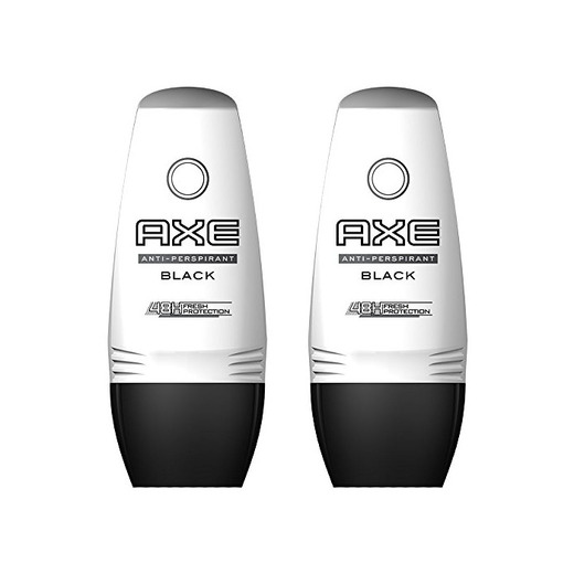 AXE Black Dry Desodorante Roll-On - 2 Paquetes de 1 x 50