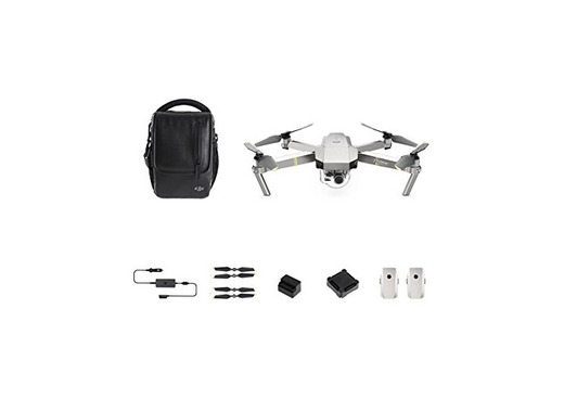 dji Mavic Pro Fly More Combo Platinum - Dron cuadricóptero con Control
