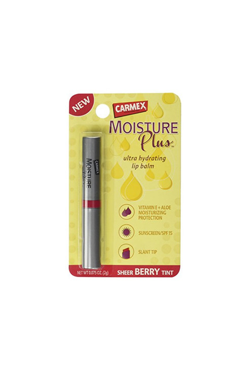 Beauty Carmex MOISTURE PLUS Ultra Hydrating BERRY Sheer Tint SPF15 LIP BALM 2g