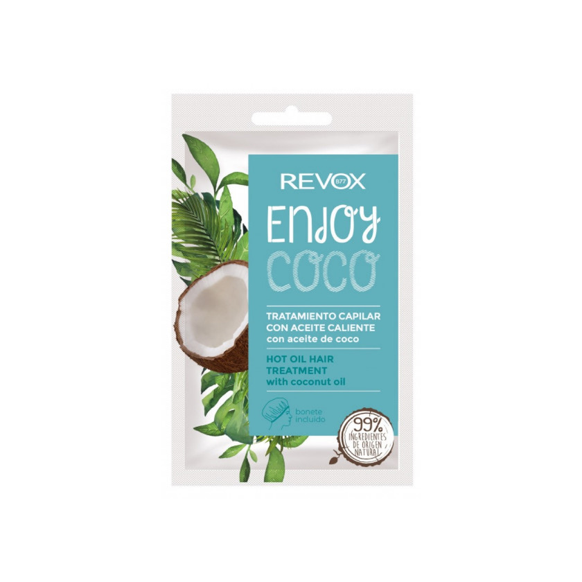 Enjoy Coco Tratamiento Capilar con Aceite Caliente de Coco Revox ...