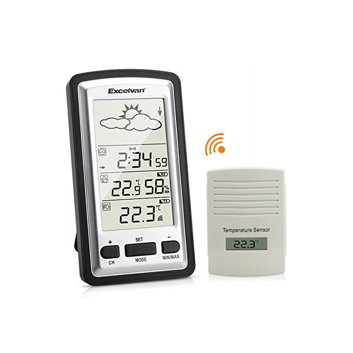 Home Excelvan WH1281 - LCD Estacion Meteorologica Inalambrica