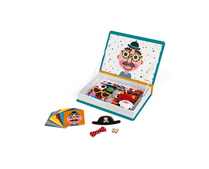 Producto Janod Magneti'Book Crazy Faces juguete educativo, Niños