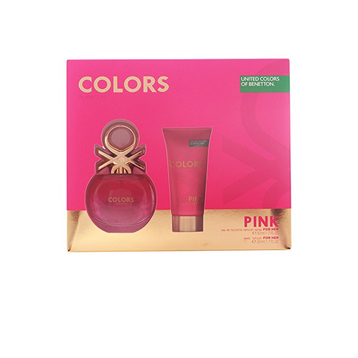 Beauty Benetton Colors Pink Set de Agua de Colonia y Loción Corporal