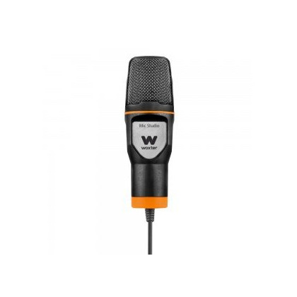 Products WOXTER Mic Studio Black - Micrófono condensador profesional para ordenador , grabar,