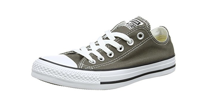 Moda Converse Chuck Taylor Ct A/S Seasnl Ox Zapatillas de deporte Unisex, Gris