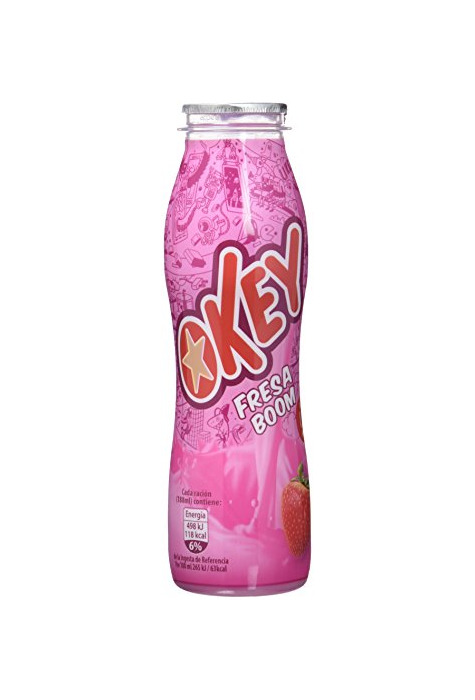 Products Okey Batido Fresa - Paquete de 3 x 188 ml - Total