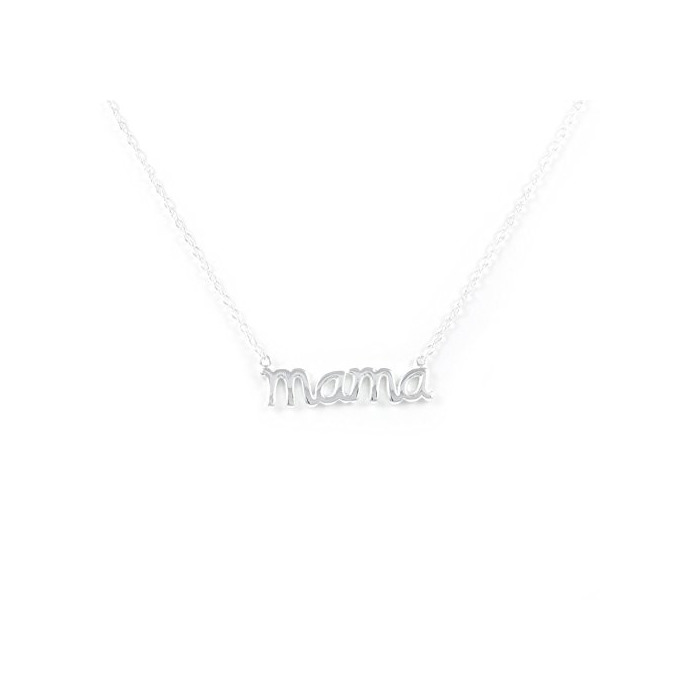 Fashion Collar de Plata con Mama