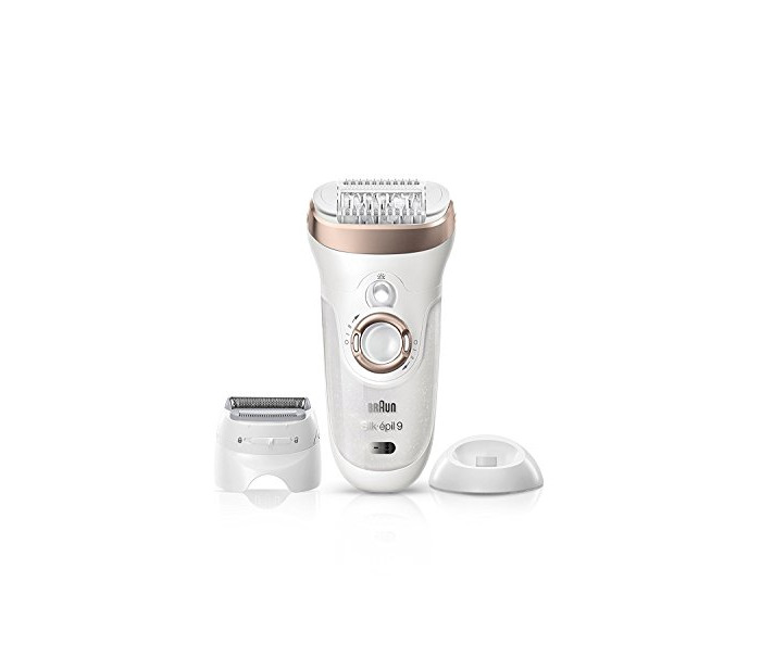 Belleza Braun Silk-épil 9 9-561 - Depiladora para mujer eléctrica inalámbrica con tecnología