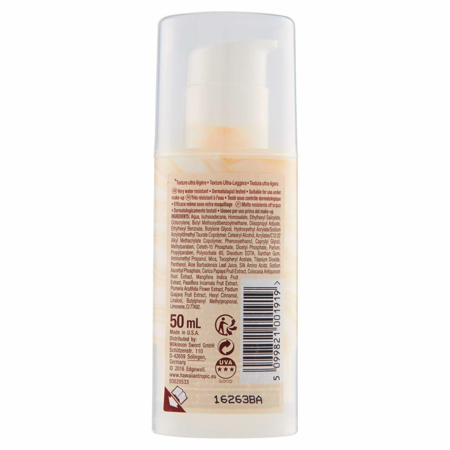 Beauty Hawaiian Tropic Silk Air Soft SPF 50 - Crema Solar Ultraligera con