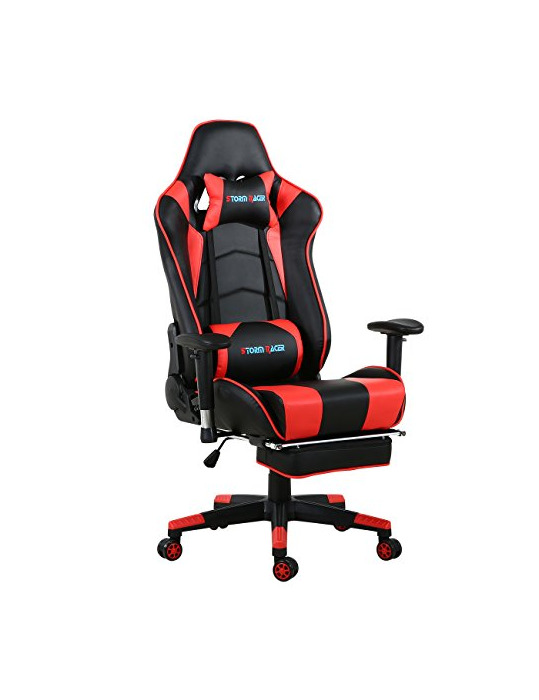 Home Storm Racer ergonómico Gaming Chair Silla de Respaldo Alto Silla de Oficina