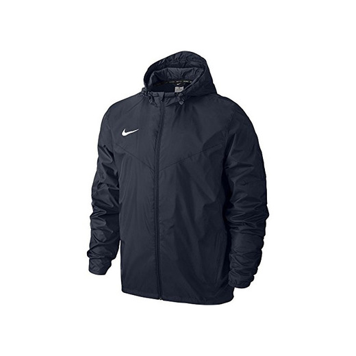 Nike Team Sideline Rain Jacket Chaqueta Impermeable, Hombre, Azul Oscuro /Blanco