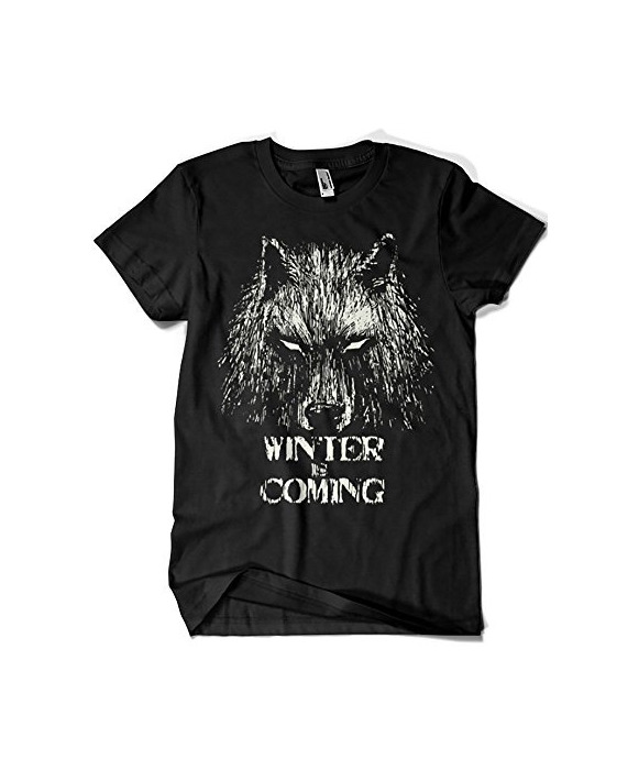 Moda 344-Camiseta Winter Is Coming