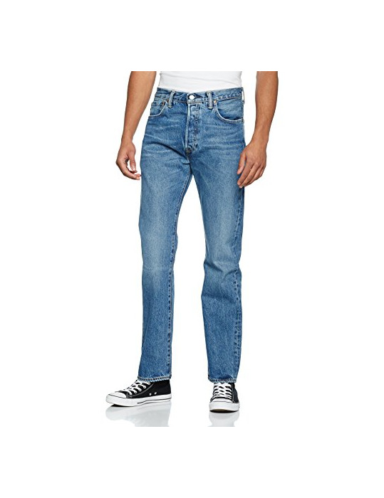 Social Levi's 501 Original Straight Fit, Vaqueros para Hombre, Azul