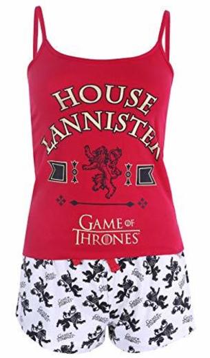 Pijama Blanco y Rojo Lannister Juego de Tronos L
