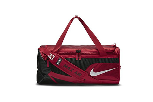 Nike Vapor MAX Air Duffel Bolsa de Deporte, Hombre, Rojo