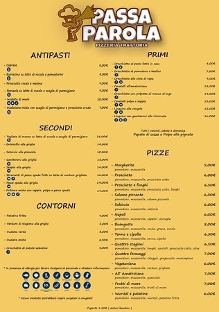 Restaurants Passaparola Pizzeria