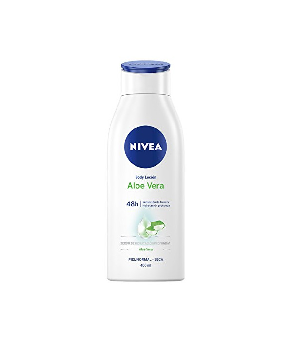 Belleza Nivea Body Loción Aloe Vera - Paquete de 6 x 400 ml