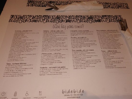 Restaurantes BIDEBIDE