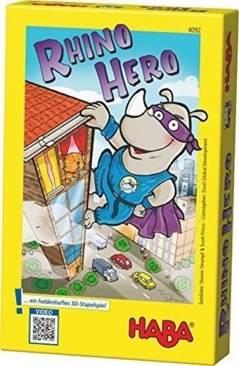 Haba - Juego de cartas  Rhino Hero, 2 a 5 jugadores