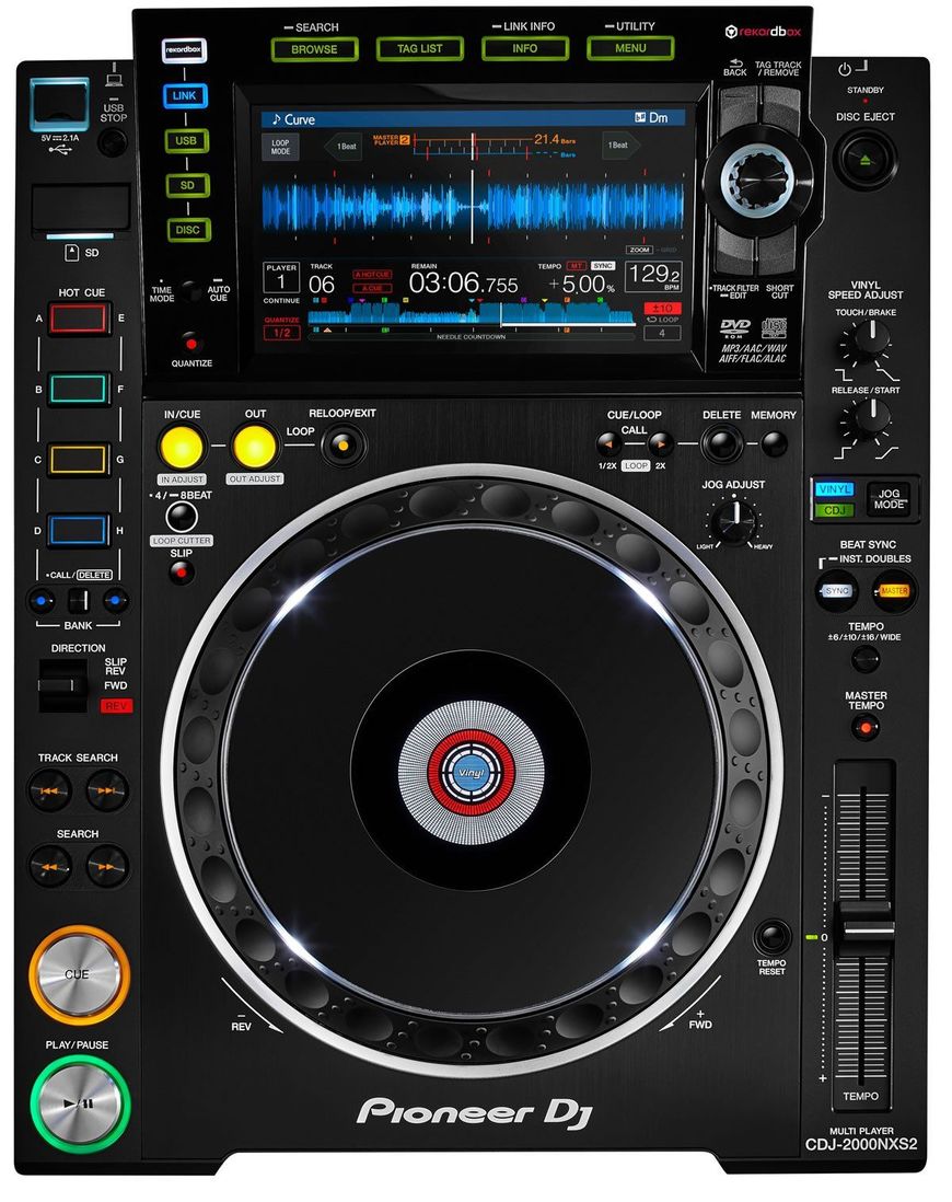 Moda CDJ-2000NXS (archived) Pro-grade digital DJ deck (black ...