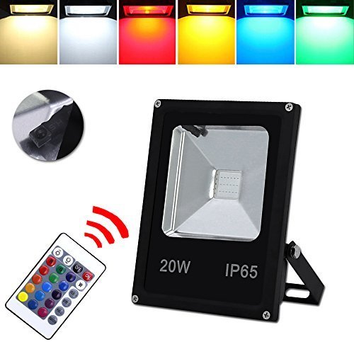 Product HG® Foco RGB 20W LED Proyector Resistente al agua IP65 Lámpara Exterior