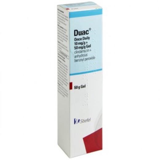 DUAC Gel tópico 10 mg/g +50 mg/g - Datos generales