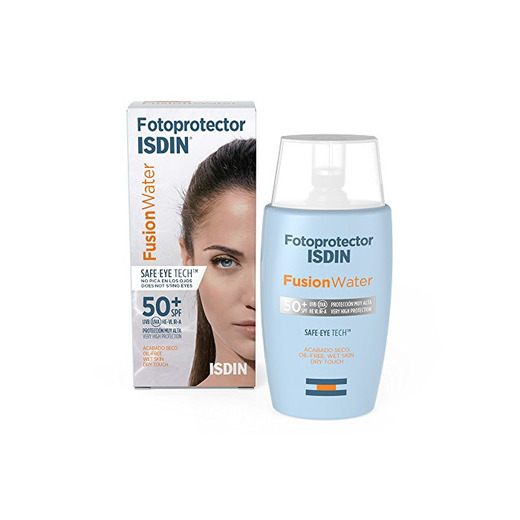 Isdin Fusion Water - Fotoprotector facial diario SPF 50+ de base acuosa