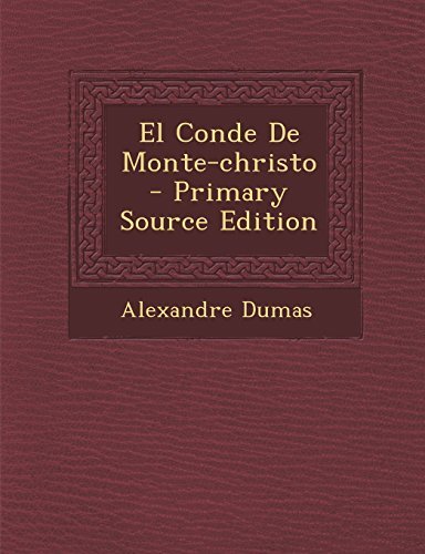 Libro El Conde de Monte-Christo