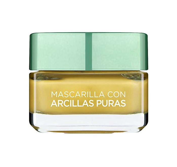 Belleza L'Oréal Paris Mascarilla Facial Iluminadora Arcillas Puras Amarilla