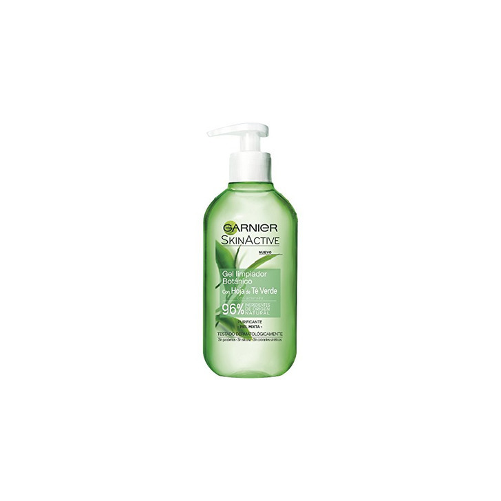 Belleza Garnier SkinActive Gel Limpiador con Hoja de Té Verde