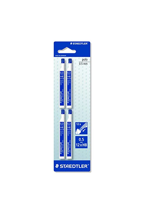 Staedtler Mars micro carbon 25705HBBK4. Minas finas de grafito. Blíster con cuatro