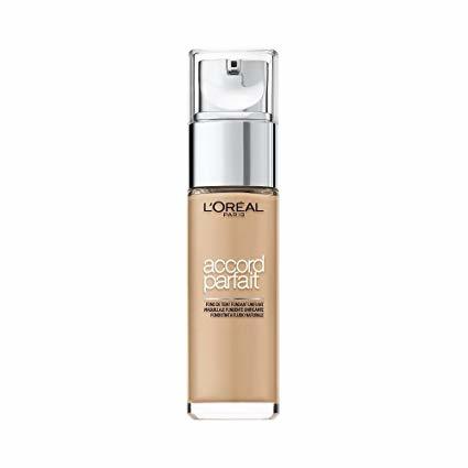 Belleza L'Oréal Paris Accord Parfait Base maquillaje acabado natural tono de piel medio